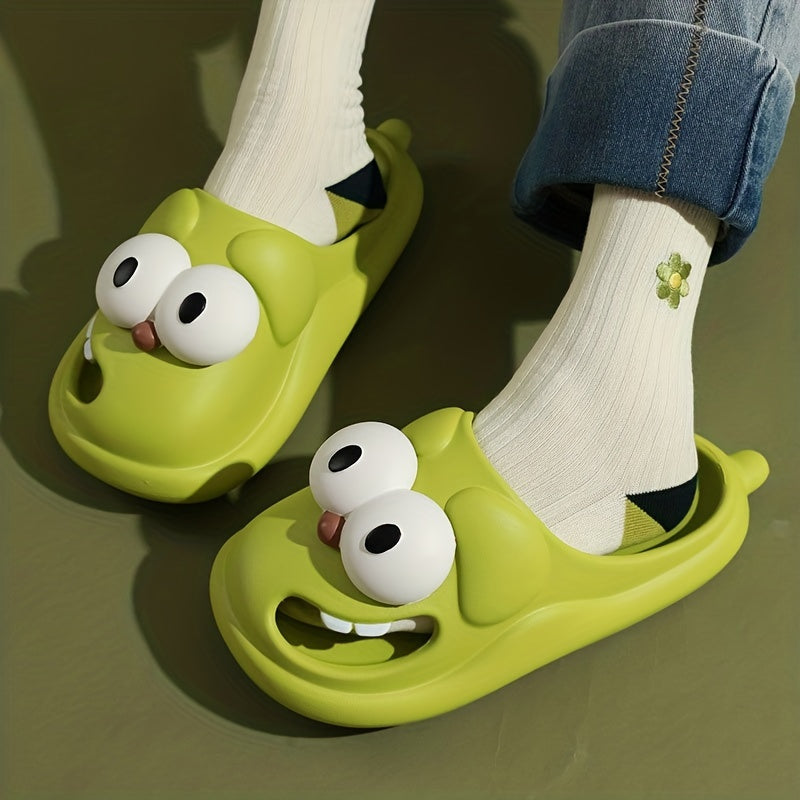 Women's Cartoon Slides Lightweight Closed Toe Slip On Shoes