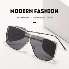 Steampunk Big Frame Four Lenses Sunglasses For Men