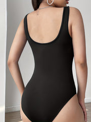 Sexy Slim V Neck Sleeveless Bodysuit