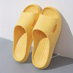 Women's Solid Pillow Slides Slip On Open Toe Non slip Lightweight Summer Shoes