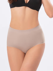 Seamless Mid Waist Briefs Panties For Women