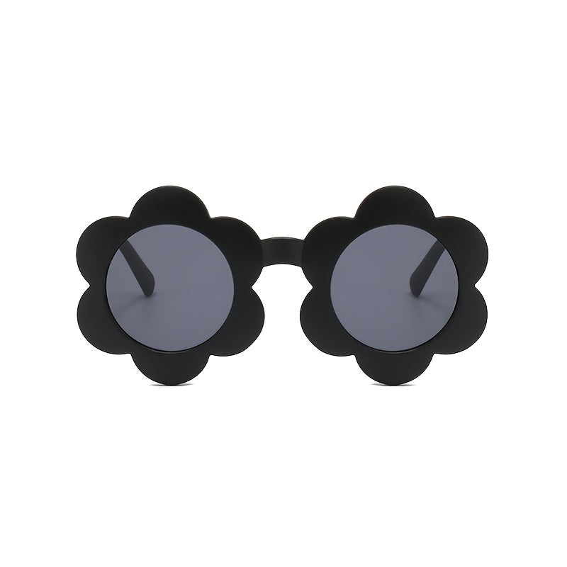 Kids Colorful Flower Frame Sunglasses for Girls Party