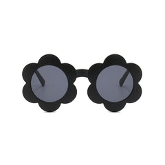 Kids Colorful Flower Frame Sunglasses for Girls Party