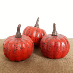 10pcs Halloween Simulation Pumpkin Decoration Family Small Pumpkin Decoration