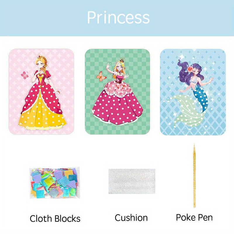 Princess Painting Dress Up Craft Book for Girls