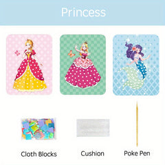Princess Painting Dress Up Craft Book for Girls