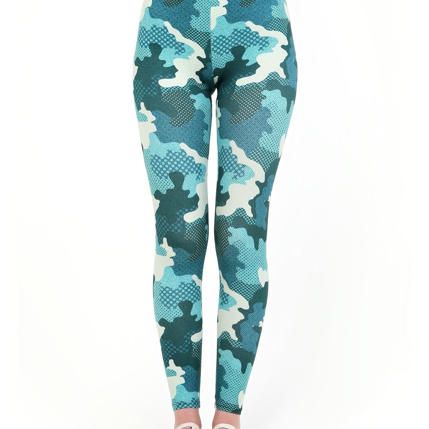 Camo Print High Waist Slim Leggings