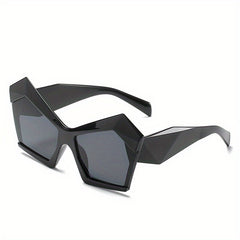 Men's Retro Cat Eye Large Frame Sunglasses