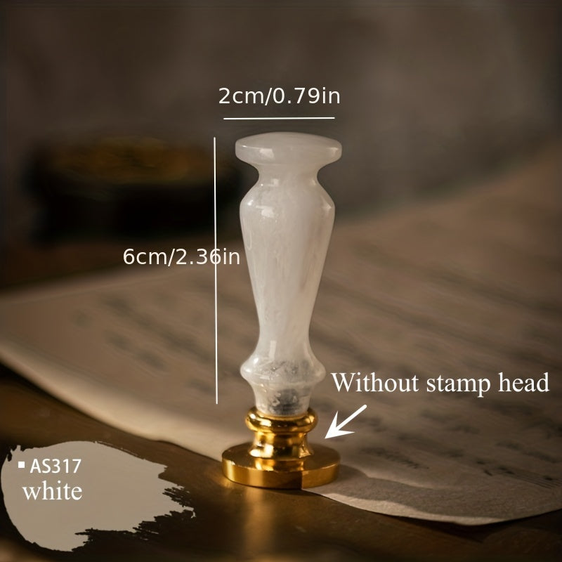 DIY Wax Seal Handle Brass Stamp Tool Christmas Decoration Art Craft