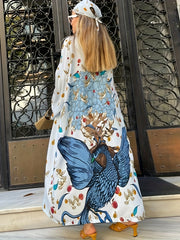 Boho Style Beachwear Kimono Women's Swimwear & Clothing