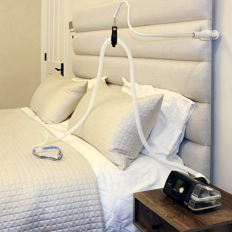CPAP Hose Holder Avoid Tangling & Blockage Adjustable Height Rotatable Holder