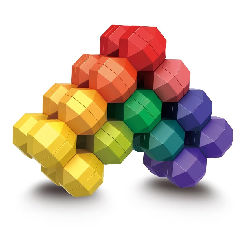 Autism Sensory Toy Inseparable Rainbow Ball Quiet Fidget Toy Gift