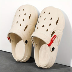 Unisex Lightweight Platform Clogs Hollow Out Garden Shoes Summer