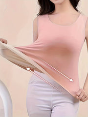 5 Pcs Seamless Thermal Underwear Top Soft Sleeveless Slim Fit Women's Lingerie