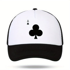 Unisex Breathable Adjustable Baseball Cap With Club A Pattern