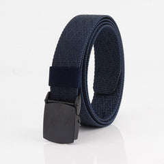 Stylish Women's Nylon Belt with Metal Buckle - 3 Wide