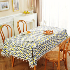 Bohemian Geometric Tablecloth for Restaurants Picnics Camping Birthdays