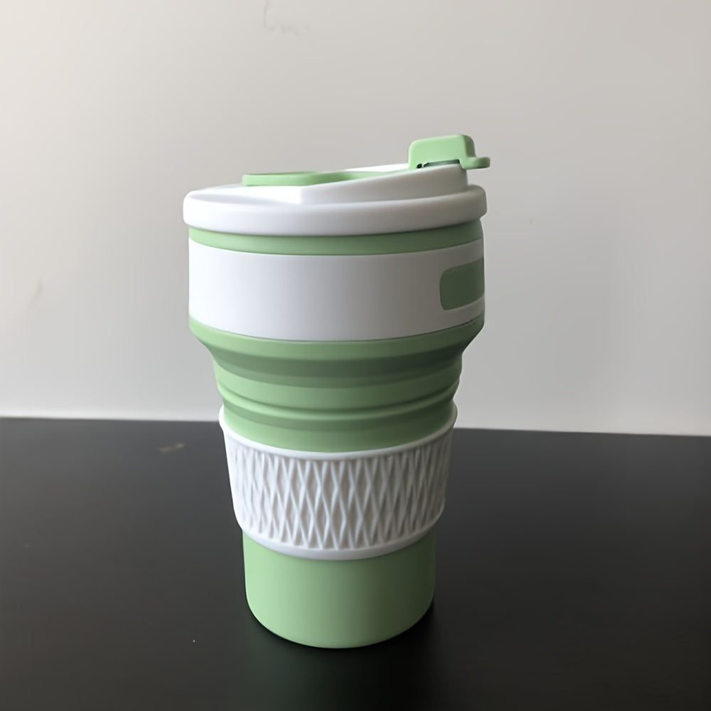 Portable Silicone Coffee Cup for Outdoor Camping and Picnic