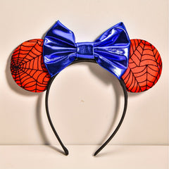 Baby Girls Spider Web Bow Hair Hoop Party Headwear Hair Accessories