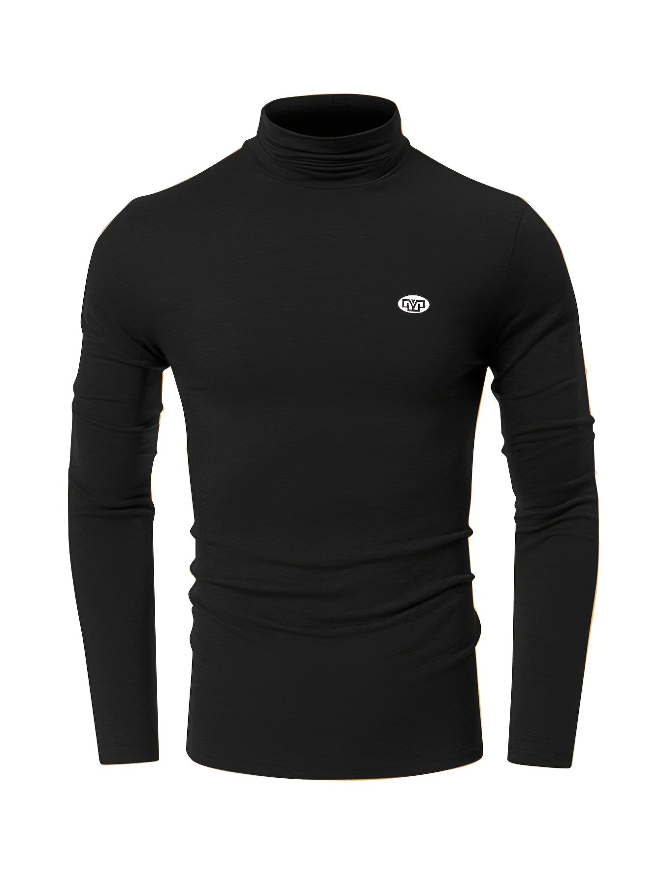 Men's Casual Sports Turtleneck Fleece Top