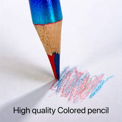 12pcs DIY Rainbow Fun Pen Creative Coloring Stationery Pencil Set