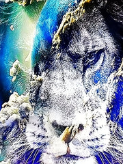 Men's Colorful Lion Graphic T Shirt 3D Print Active Stretch Tee