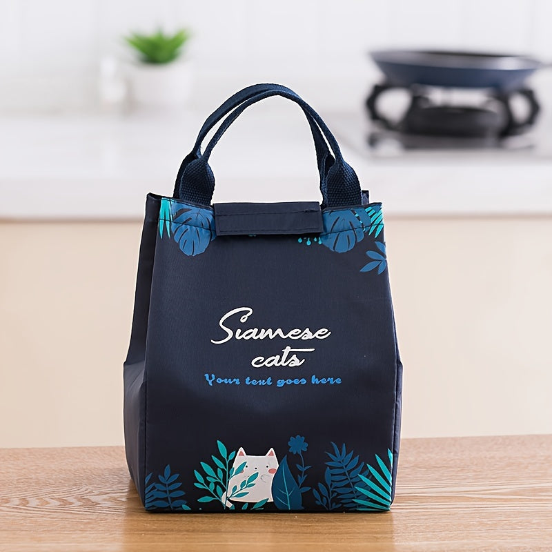 Insulated Lunch Bag Aluminum Foil Waterproof Freezable Cooler Bag