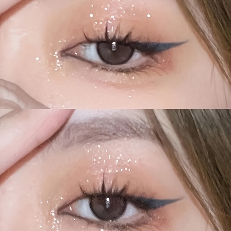 4 Color Eyeshadow Palette Pearly Matte Glitter Pink Sequins