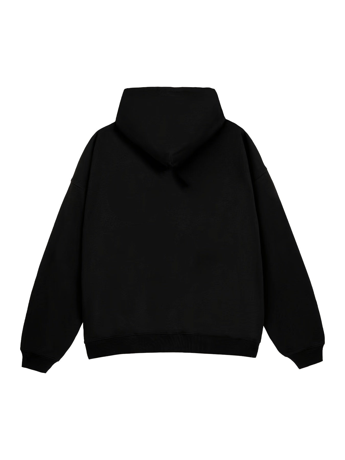 Letter Print Hoodie Men's Casual Graphic Pullover Hooded Sweatshirt