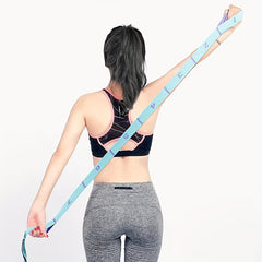 Yoga Elastic Resistance Band with 10 Independent Rings