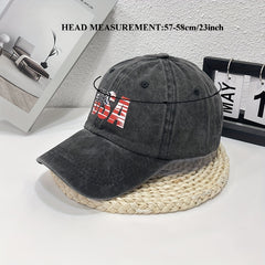 Flag Pattern Men's Denim Baseball Cap