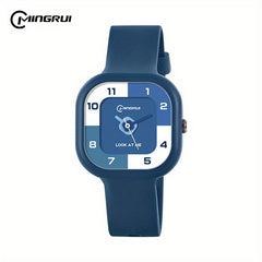 Square Sports Quartz Watch Candy Watch for Kids