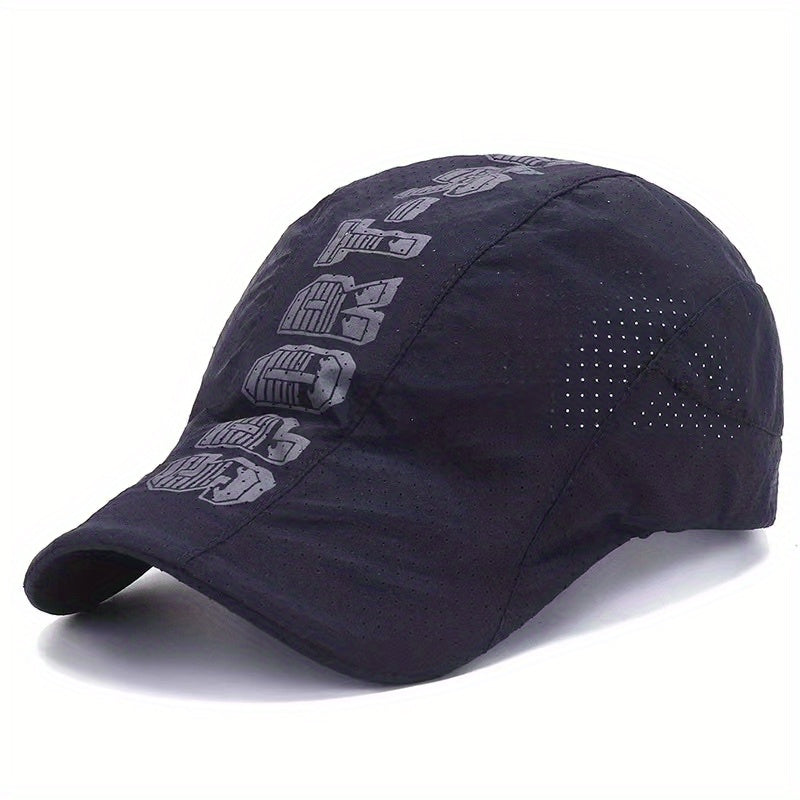 Men's Summer Peaked Cap Sun Hat Casual Printing Forward Hat