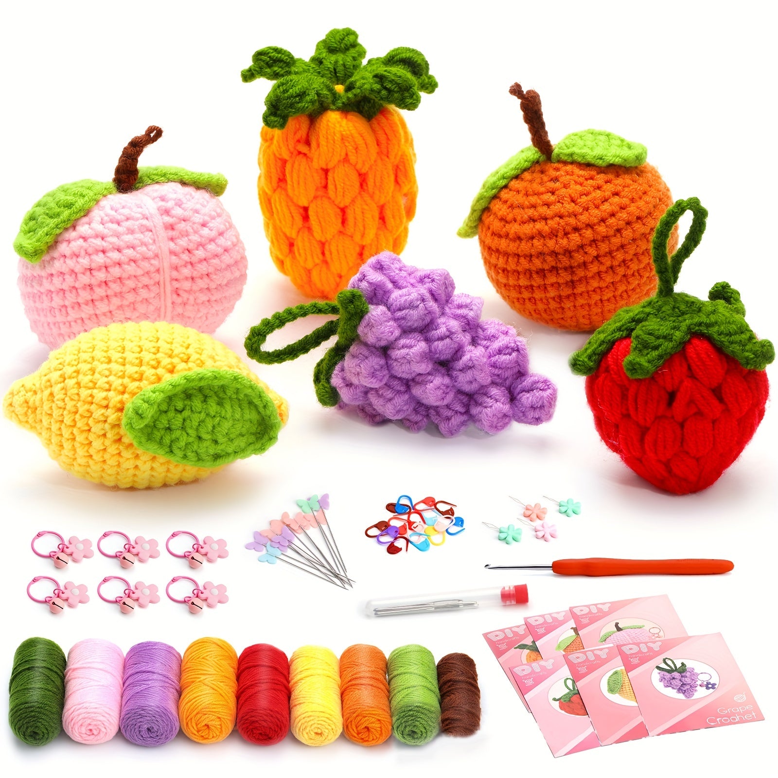 Crochet Kit For Beginners with Video Tutorials DIY Craft Supplies