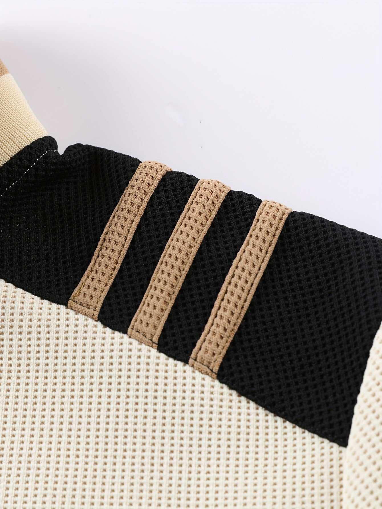 Men's 2 Piece Outfits Stand Collar Stripe Casual Jacket And Sweatpants Set