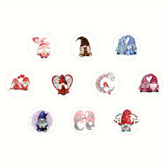 500pcs Christmas Gnome Stickers Roll Vinyl Stickers Scrapbook Journal Laptop Bum