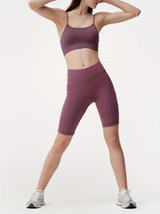 High Waist Workout Biker Shorts Women's Activewear