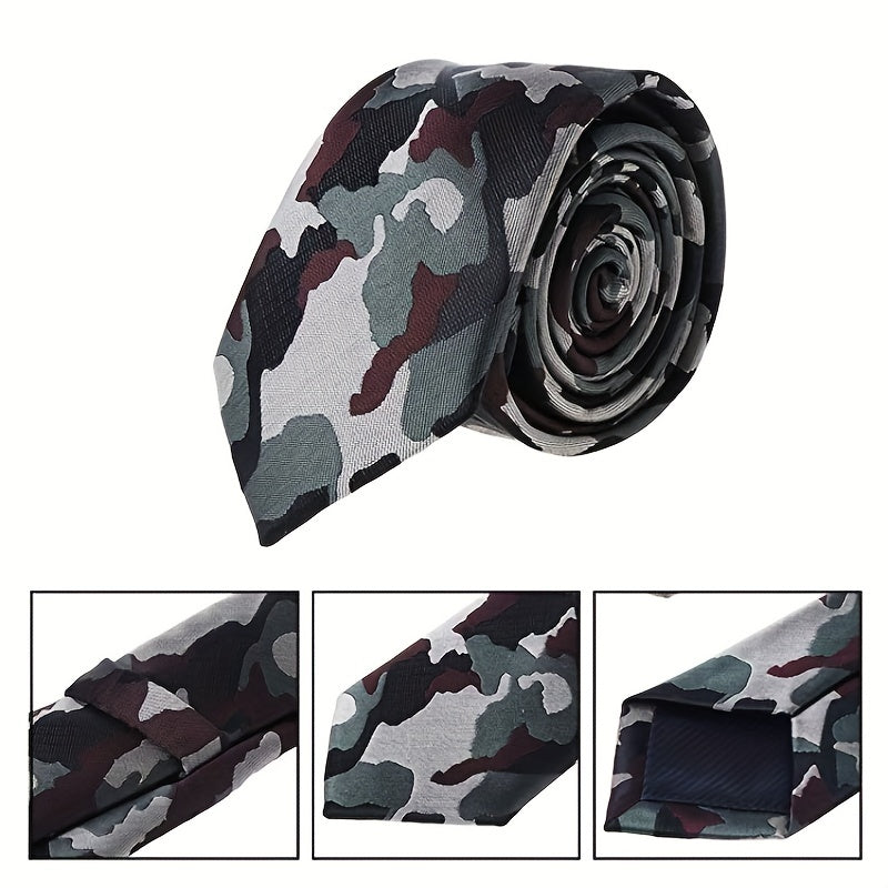 Men's Camouflage Tie Uniform Tie