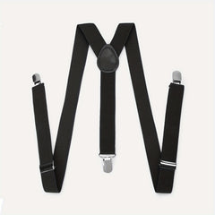 Men's Unisex 3 Clip Suspenders Elastic Webbing for Adults