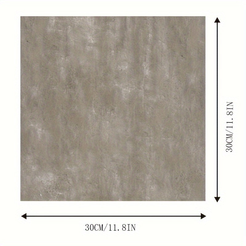 10pcs Marble Self-Adhesive PVC Floor for Living Room Restaurant Office