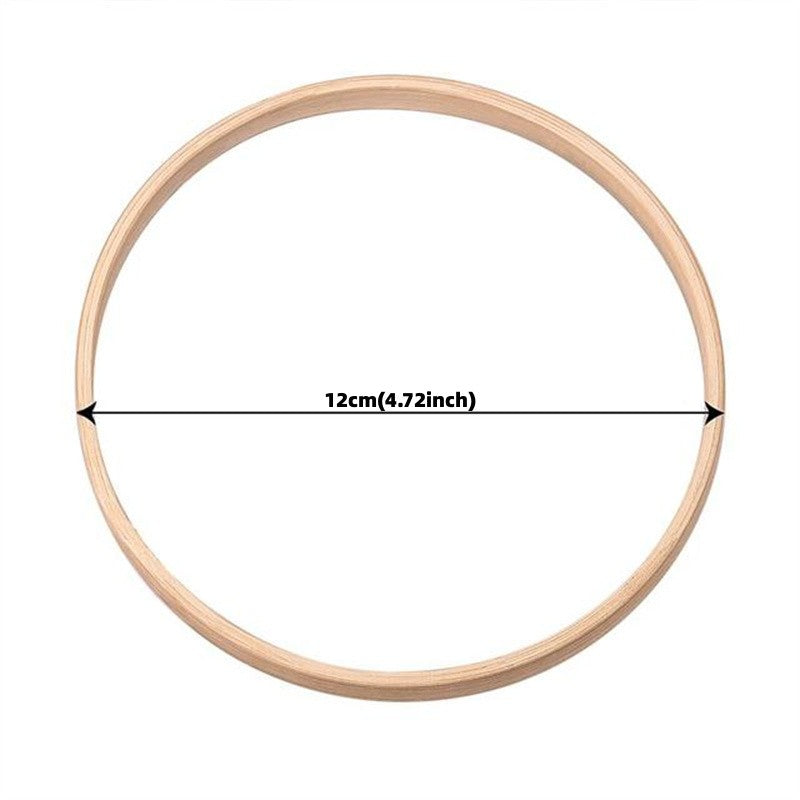 Wooden DIY Catcher Embroidery Hoop Craft Circle Ring Hanging Wedding Decor