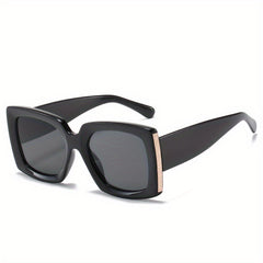 Y2K Tortoiseshell Square Sunglasses Gradient UV400 Sun Shades
