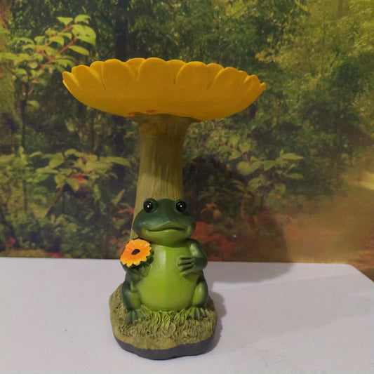 Resin Bird Basin Antique Garden Decor