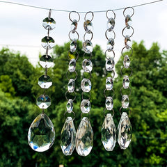 Glass Crystal Beads Chandelier Chain - Elegant Wedding Party Decor Accessory