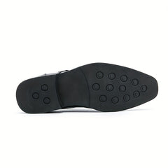Men's Single Monk Strap Loafers Casual Slip-On Shoes Spring Summer