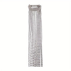 Rhinestone Tassel Hairpin Ponytail Clip Hair Accessories