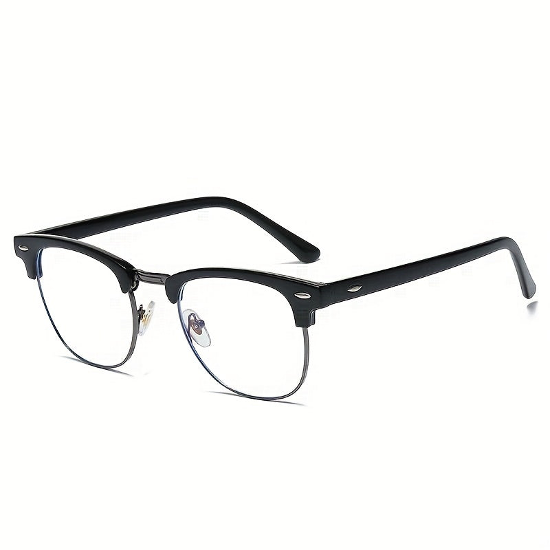 Vintage Anti Light Glasses Transparent Lenses