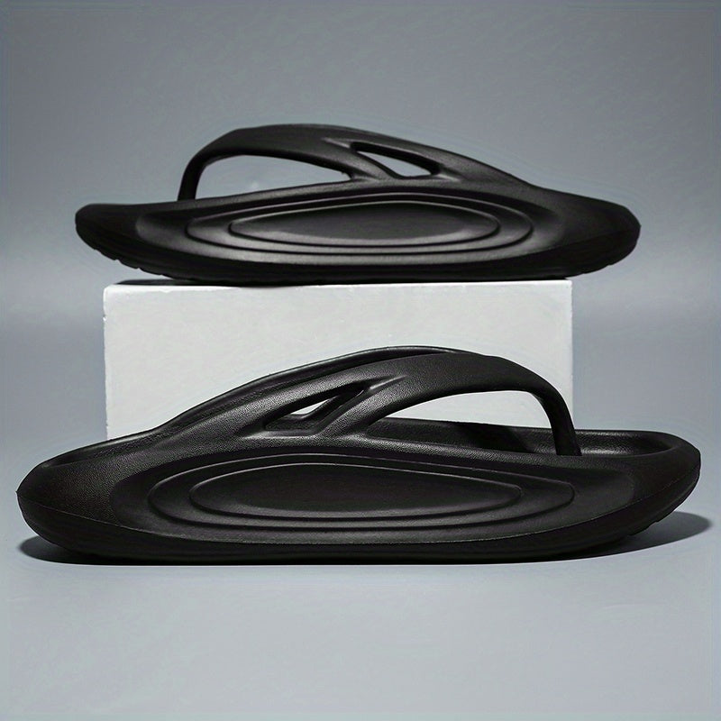 Men's Non Slip Platform Flip Flops Quick Drying Thong Sandals