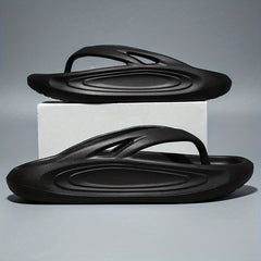Men's Non Slip Platform Flip Flops Quick Drying Thong Sandals