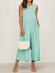 Sexy Backless Wide Leg Jumpsuit for Women